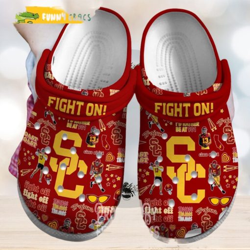 Fight On Usc Trojans Crocs Slippers