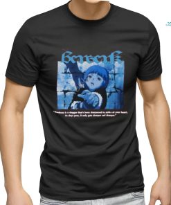Findsleeptees Benwerk Sadness Is A Dagger That’s Been Sharpened To Strike At Your Heart Shirt