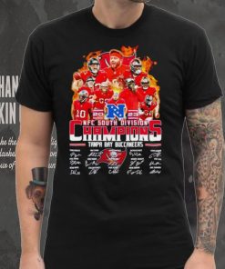 Fire 2023 NFC South Division Champions Tampa Bay Buccaneers signatures shirt