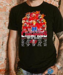 Fire 2023 NFC South Division Champions Tampa Bay Buccaneers signatures shirt