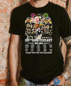 Fireworks Boston Bruins 100th anniversary 1924 2024 thank you for the memories shirt