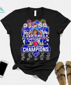 Fireworks Buffalo Bills 2024 AFC East Division Champions signatures shirt