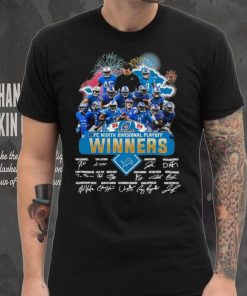Fireworks Detroit Lions 23 24 NFC North Divisional Playoff winners signatures shirt