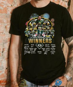 Fireworks Green Bay Packers 23 24 NFC North Divisional Playoff winners signatures shirt