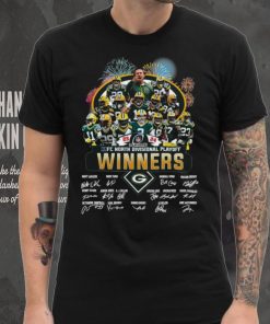 Fireworks Green Bay Packers 23 24 NFC North Divisional Playoff winners signatures shirt