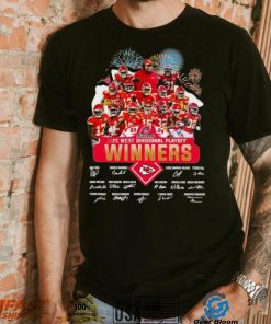 Fireworks Kansas City Chiefs 23 24 AFC West Divisional Playoff winners signatures shirt