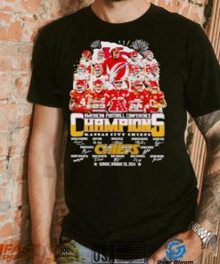 Fireworks Kansas City Chiefs AFC Champions signatures shirt
