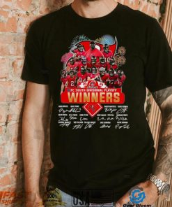 Fireworks Tampa Bay Buccaneers 23 24 NFC South Divisional Playoff winners signatures shirt