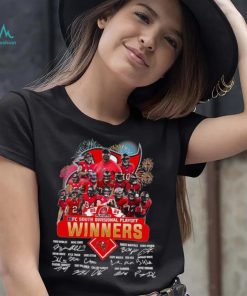 Fireworks Tampa Bay Buccaneers 23 24 NFC South Divisional Playoff winners signatures shirt