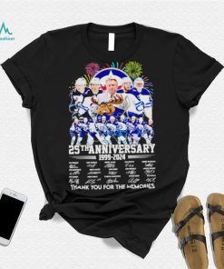Fireworks Winnipeg Jets 25th anniversary 1999 2024 thank you for the memories shirt