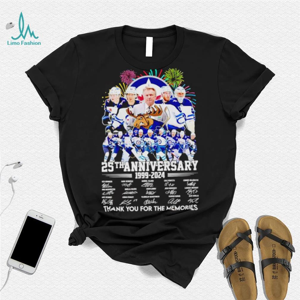 Fireworks Winnipeg Jets 25th anniversary 1999 2024 thank you for the memories shirt Fireworks Winnipeg Jets 25th anniversary 1999 2024 thank you for the memories shirt