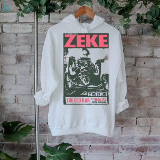 Fitzroy, VIC January 23, 2024 Zeke Tour Poster t shirt