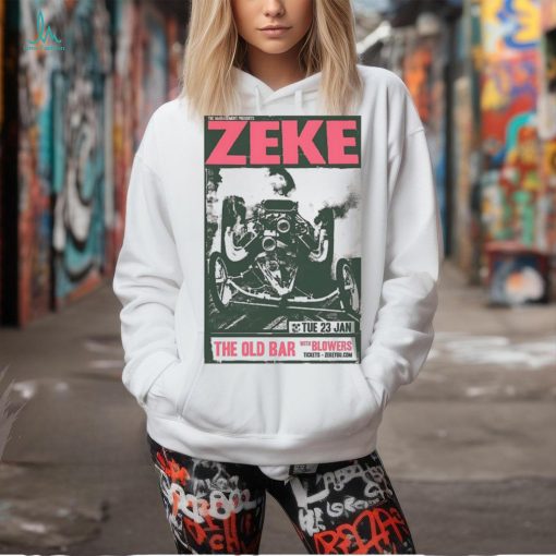 Fitzroy, VIC January 23, 2024 Zeke Tour Poster t shirt