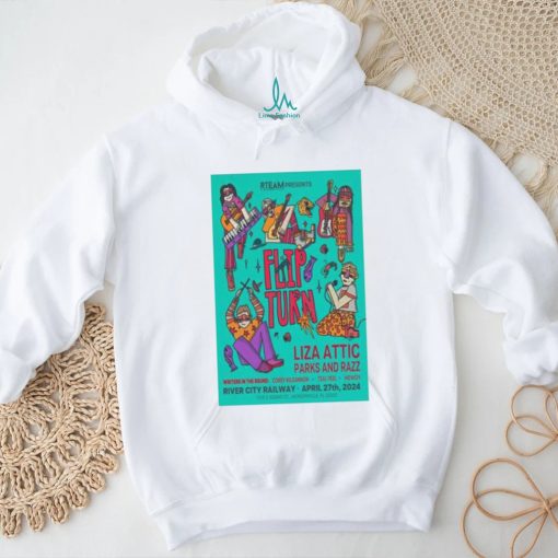 Flipturn River City Railway Jacksonville, FL April 27, 2024 poster shirt