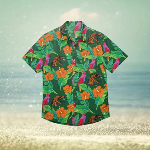 Florida A&M Rattlers Floral Hawaiian Shirt