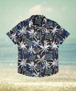 Florida Gators Black Floral Hawaiian Shirt