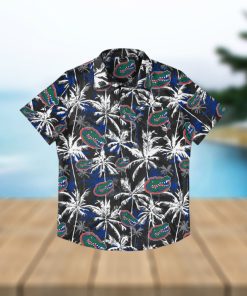 Florida Gators Black Floral Hawaiian Shirt