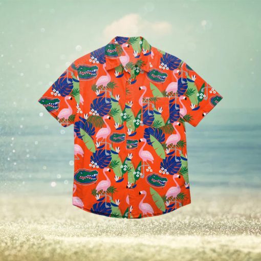 Florida Gators Floral Hawaiian Shirt