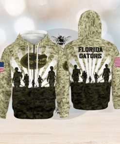 Florida Gators Military All Over Printed 3D Hoodie Winter Gift