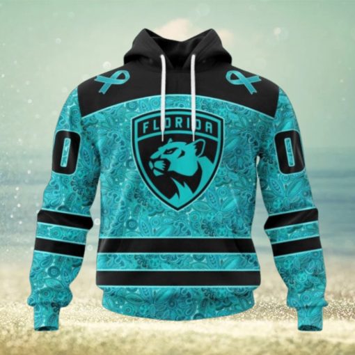 Florida Panthers Hoodie Special Design Fight Ovarian Cancer Hoodie