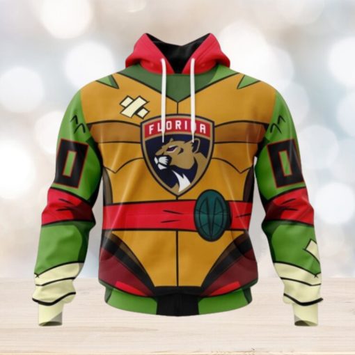 Florida Panthers Hoodie Special Teenage Mutant Ninja Turtles Design Hoodie