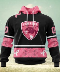 Florida Panthers Hoodie Specialized Design In Classic Style With Paisley! WE WEAR PINK BREAST CANCER Hoodie