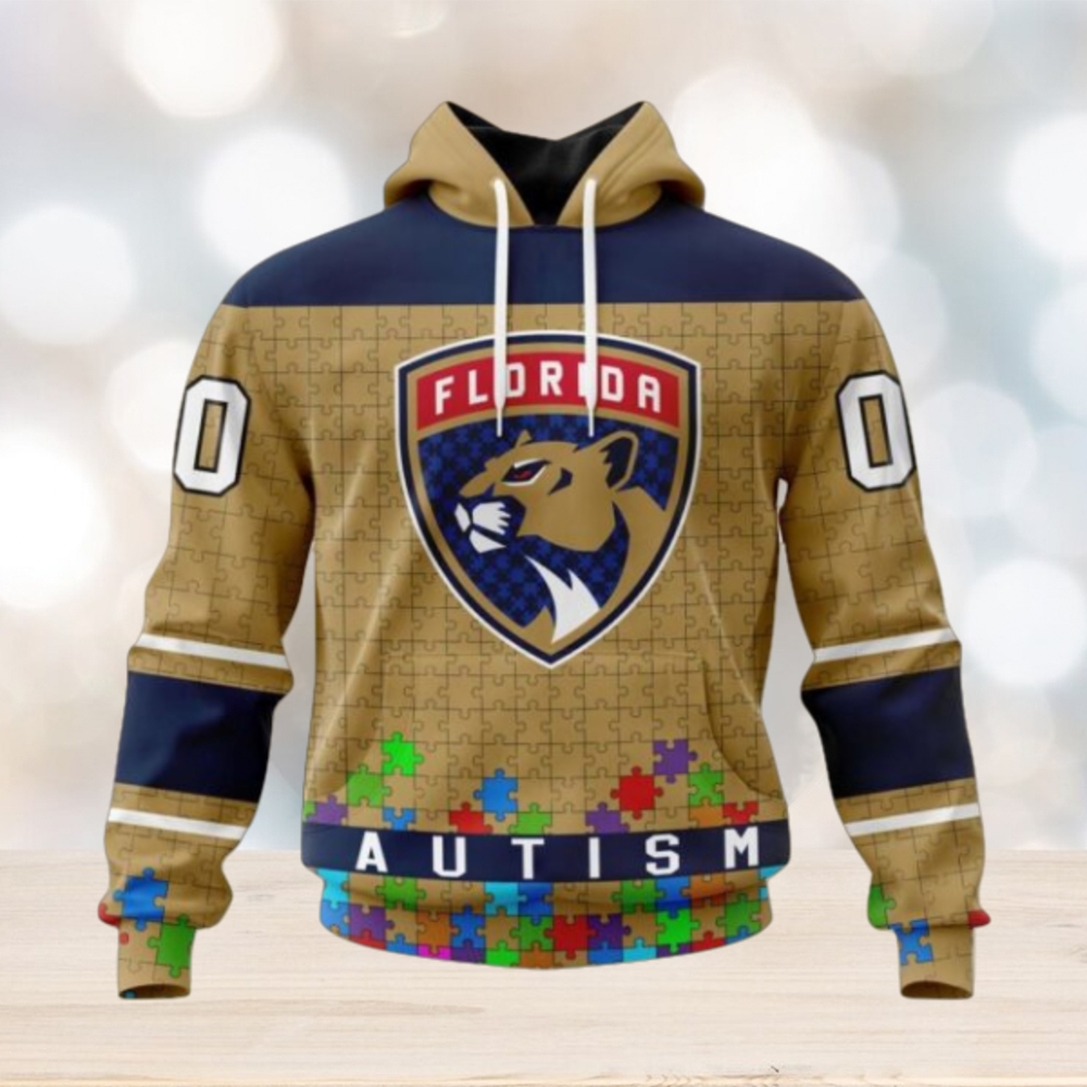 Florida Panthers Hoodie Specialized Unisex Kits Hockey Fights Against Autism Hoodie Florida Panthers Hoodie Specialized Unisex Kits Hockey Fights Against Autism Hoodie
