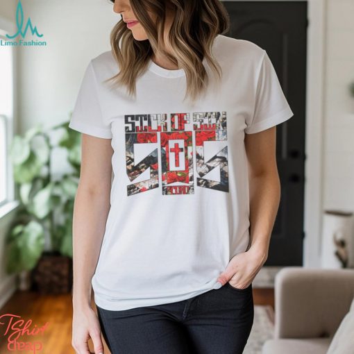Flower Sick of sin Sos records shirt