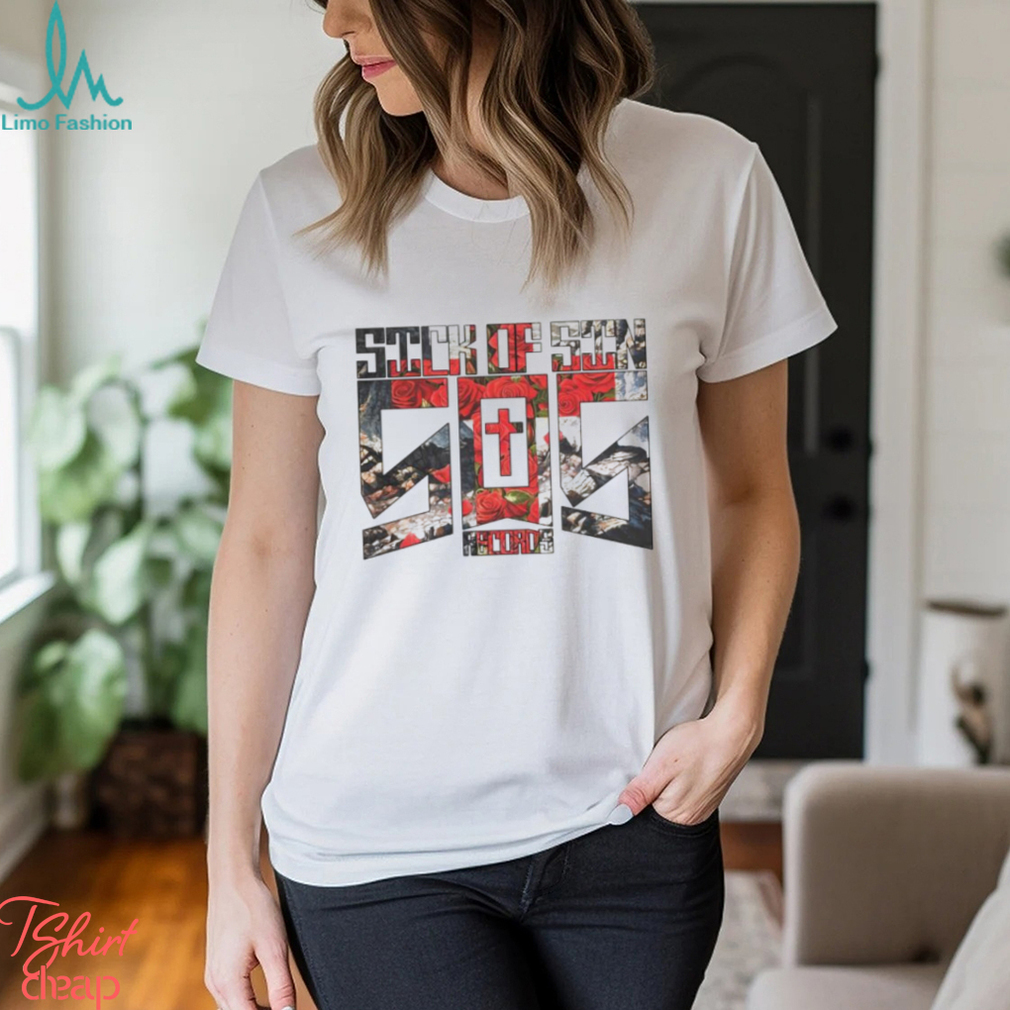 Flower Sick of sin Sos records shirt Flower Sick of sin Sos records shirt
