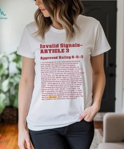 Floyd Of Rosedale Invalid Signals article 3 Shirt