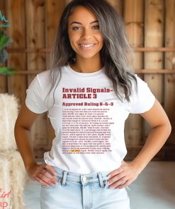 Floyd Of Rosedale Invalid Signals article 3 Shirt