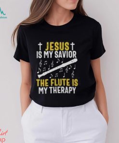Flute Player Christian Women Girls Men Flutist Jesus Worship Classic T Shirt