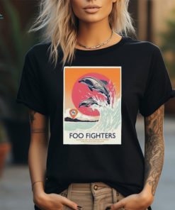 Foo Fighters 24 January 2024 Apollo Projects Stadium Christ Church New Zealand Poster By Chris Thornley T Shirt