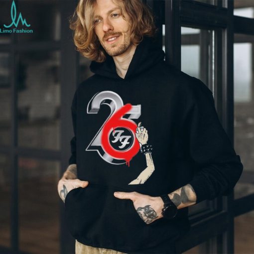 Foo Fighters 26th Anniversary T shirts