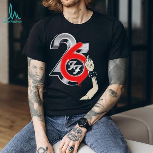 Foo Fighters 26th Anniversary T shirts