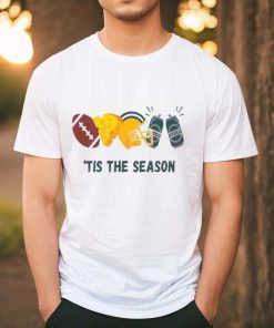 Football Cheese Helmet Beer Green Bay Football Tis The Season shirt