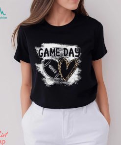 Football Game Day Wo Leopard Cheetah Shirt