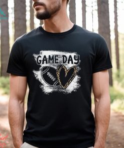 Football Game Day Wo Leopard Cheetah Shirt