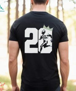 Football player number 20 King crown shirt, hoodie, sweater, long sleeve and tank top Football player number 20 King crown shirt