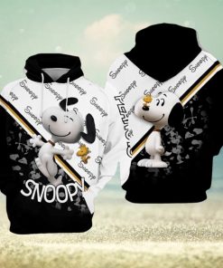 For Snoopy Lovers Love Life And Naughty 3D Hoodie Unique T Shirt