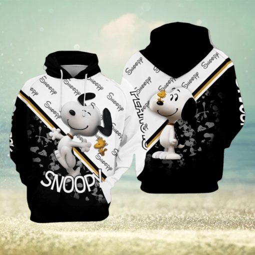 For Snoopy Lovers Love Life And Naughty 3D Hoodie Unique T Shirt