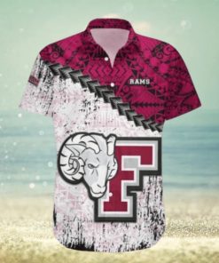 Fordham Rams Hawaii Shirt Grunge Polynesian Tattoo – NCAA