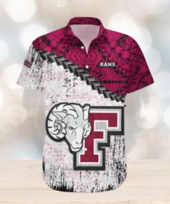 Fordham Rams Hawaii Shirt Grunge Polynesian Tattoo – NCAA