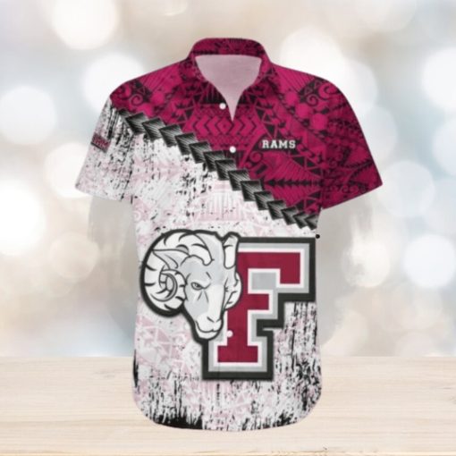 Fordham Rams Hawaii Shirt Grunge Polynesian Tattoo – NCAA