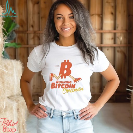 Fran Finney Running Bitcoin Challenge t shirt