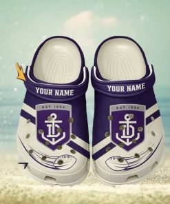 Fremantle Football Club AFL Classic Custom Name Crocs Clogs Shoes