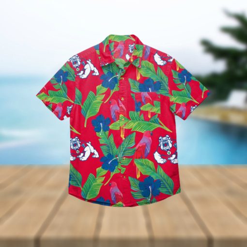 Fresno State Bulldogs Floral Hawaiian Shirt