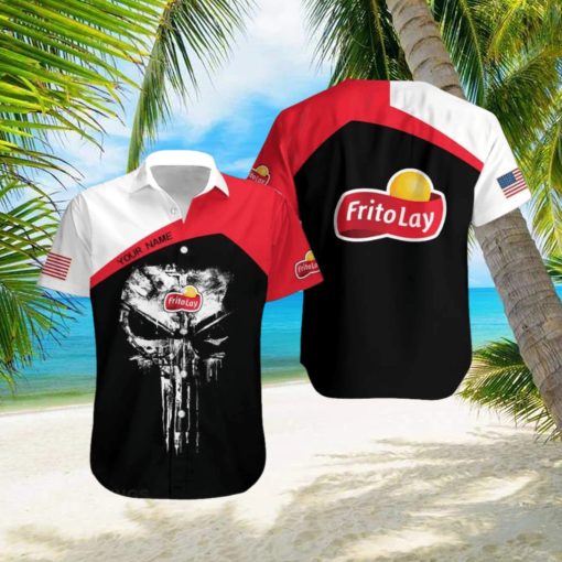 Frito Lay Vacation Logo Brand Hawaiian Shirt Skull Gift Summer Custom Name