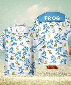 Frog Chilling On The Beach 3D Hawaiian Shirt Holiday Gift