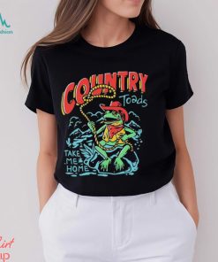 Frog country toads take me home shirt